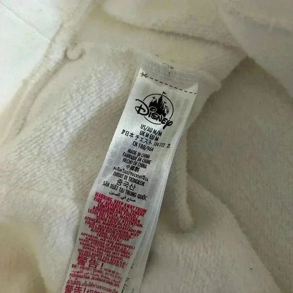 Disney parks retro Mickey Mouse off white sweatshirt genuine mouse wear size M - Picture 6 of 6